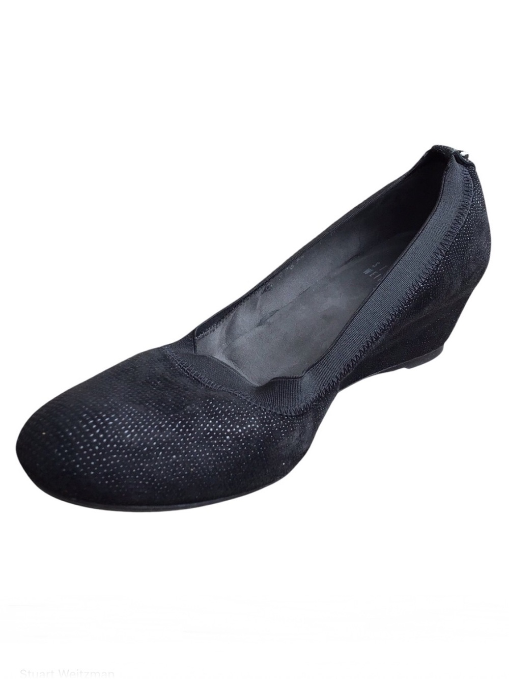 Stuart Weitzman Black Wedge Heels
